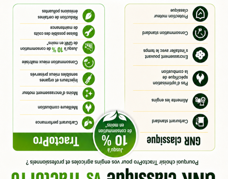 GNR TractoPro : économisez jusqu’à 10 % de carburant et réduisez l’encrassement moteur !